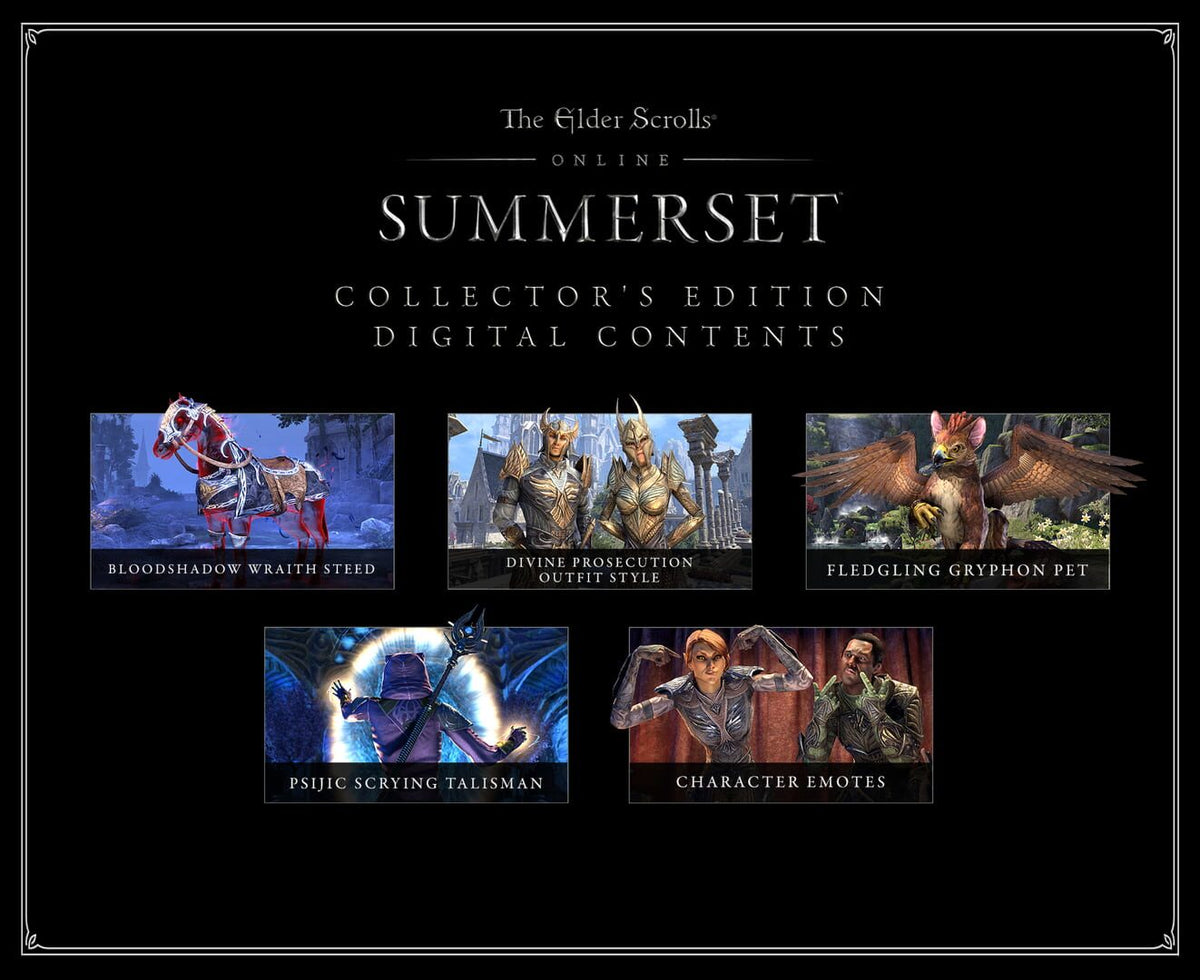The Elder Scrolls Online - Summerset Collectors Edition Upgrade DLC - Elder Scrolls Online — скриншот 2