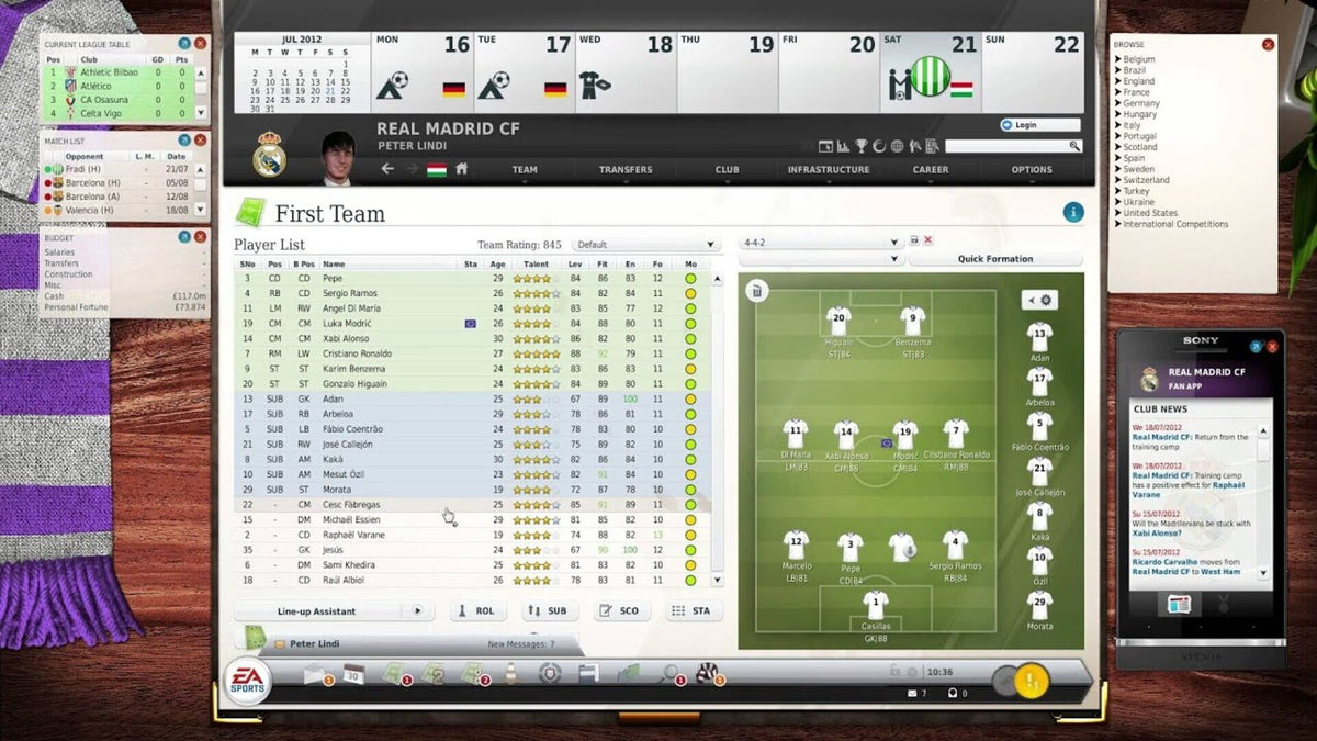 FIFA Manager 2013 - PC (EA) — скриншот 1