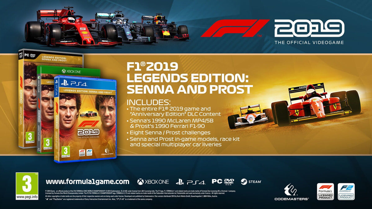 F1 2019 Legends Edition Senna & Prost - Xbox One — скриншот 3