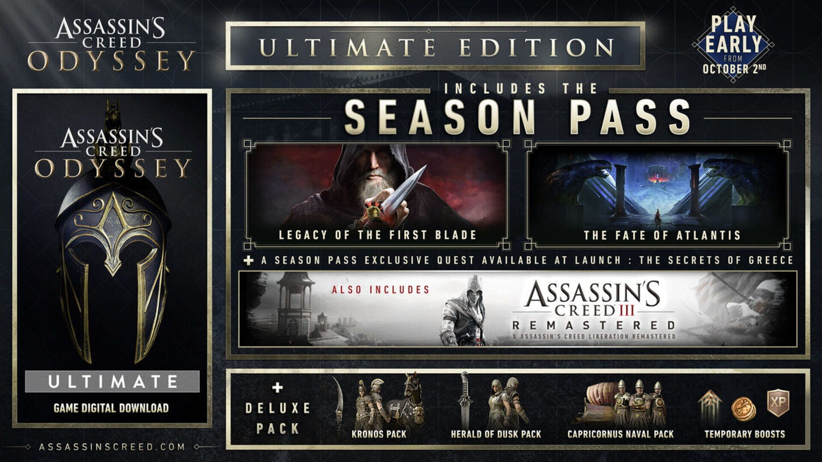 Assassin's Creed Odyssey Ultimate Edition - Xbox One — скриншот 1