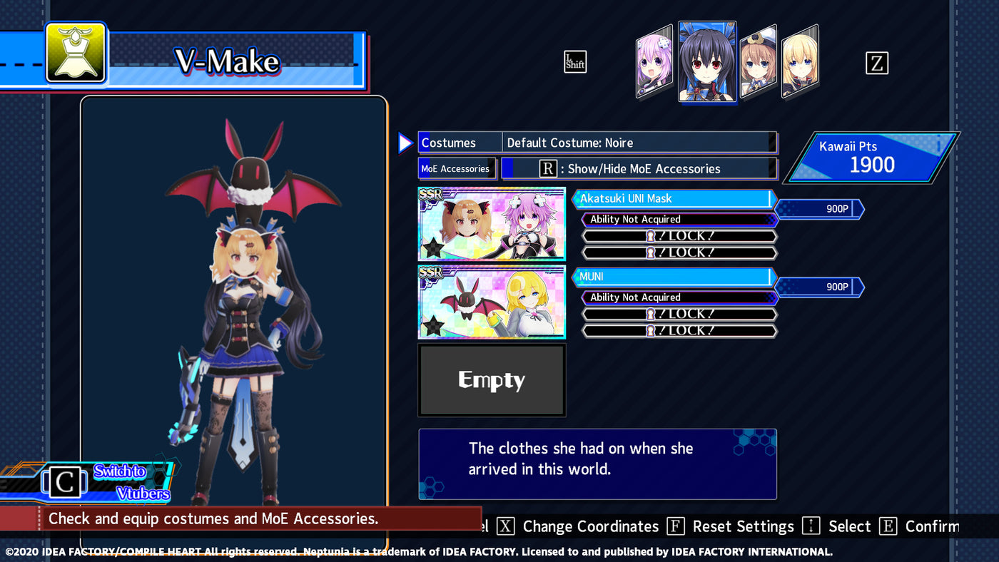 Neptunia Virtual Stars - Akatsuki UNI Pack DLC - PC (Steam) — скриншот 2