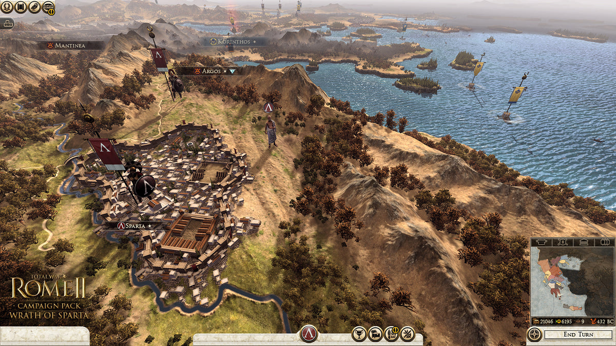 Total War Rome II - Wrath of Sparta DLC - PC (Steam) — скриншот 1