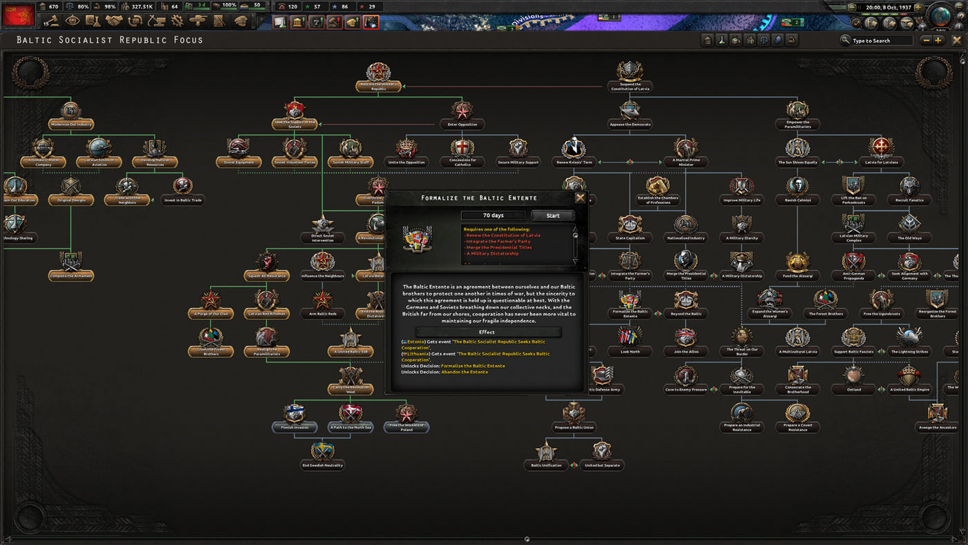 Hearts of Iron IV - No Step Back DLC - PC (Steam) — скриншот 3