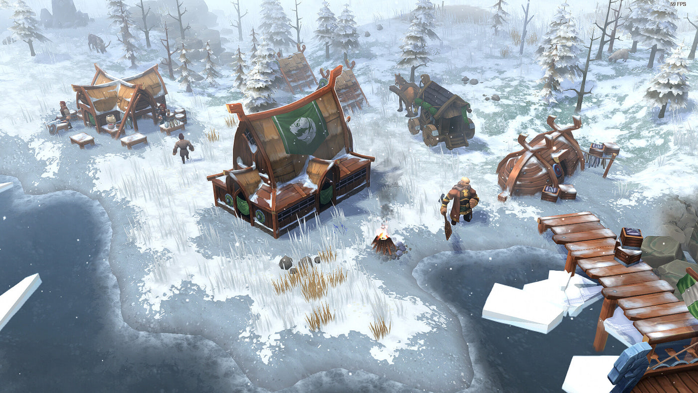 Northgard - Hafgufa, Clan of the Turtle DLC - PC (Steam) — скриншот 1