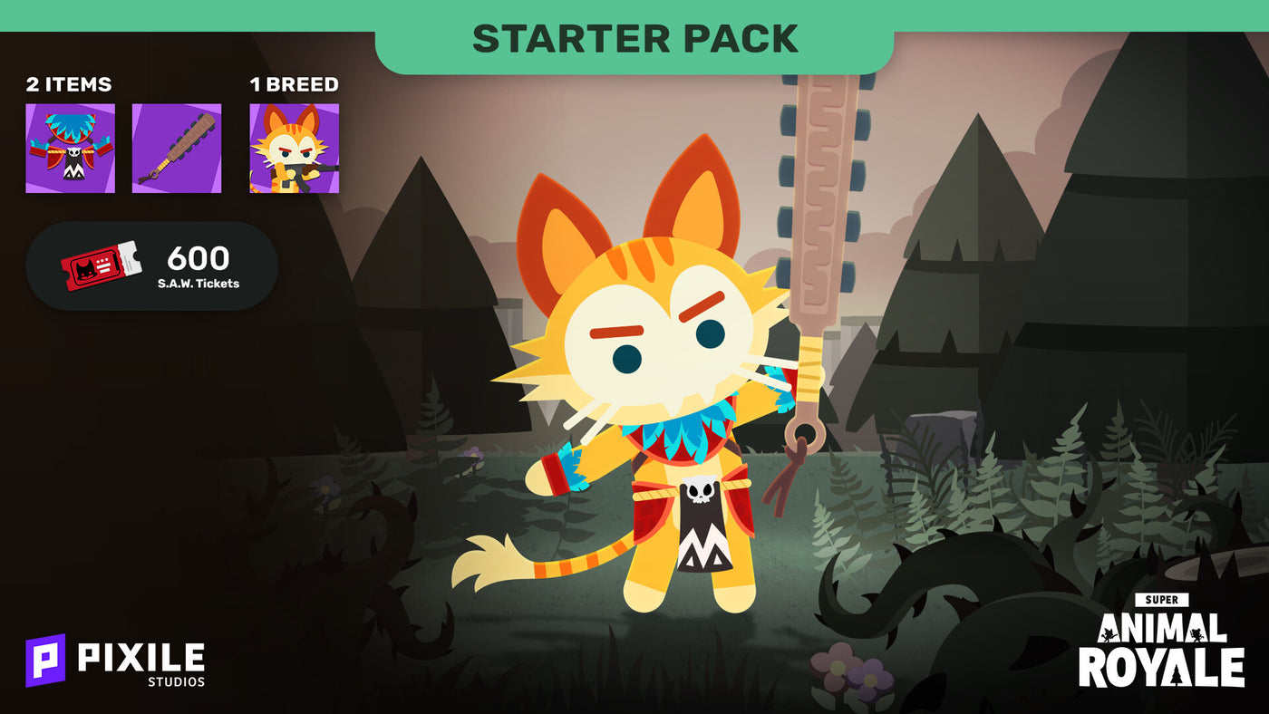 Super Animal Royale Season 1 Starter Pack DLC - PC (Steam) — скриншот 1