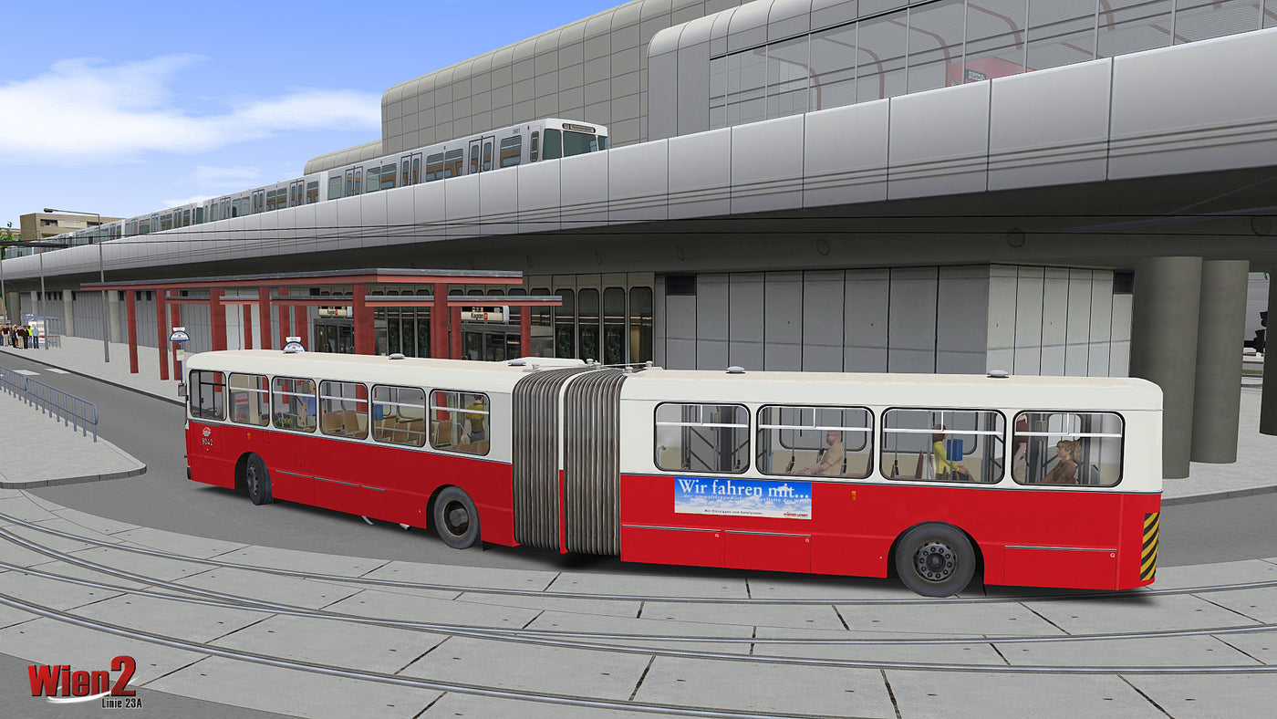 OMSI 2 - Add-on Vienna 2 - Line 23A DLC - PC (Steam) — скриншот 1
