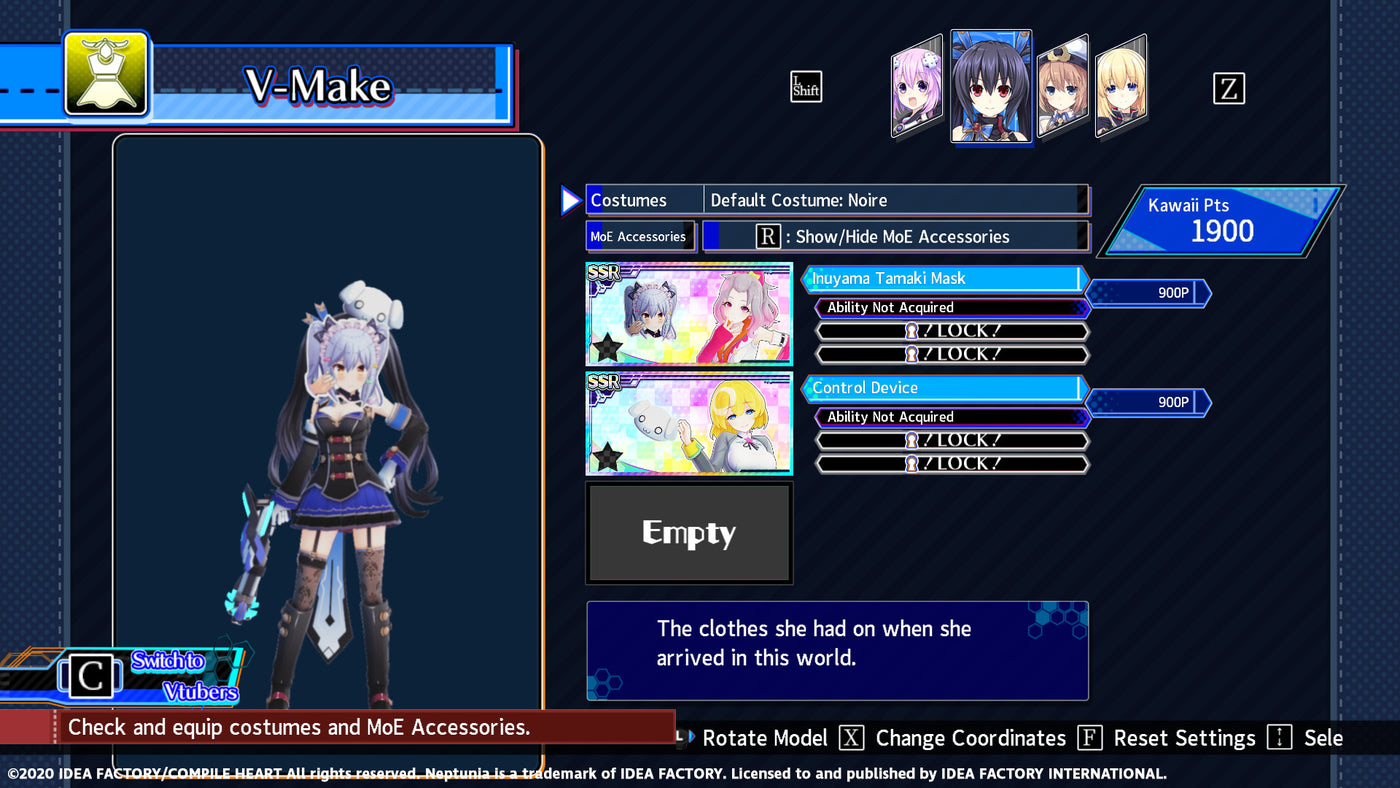Neptunia Virtual Stars - Inuyama Tamaki Pack DLC - PC (Steam) — скриншот 2