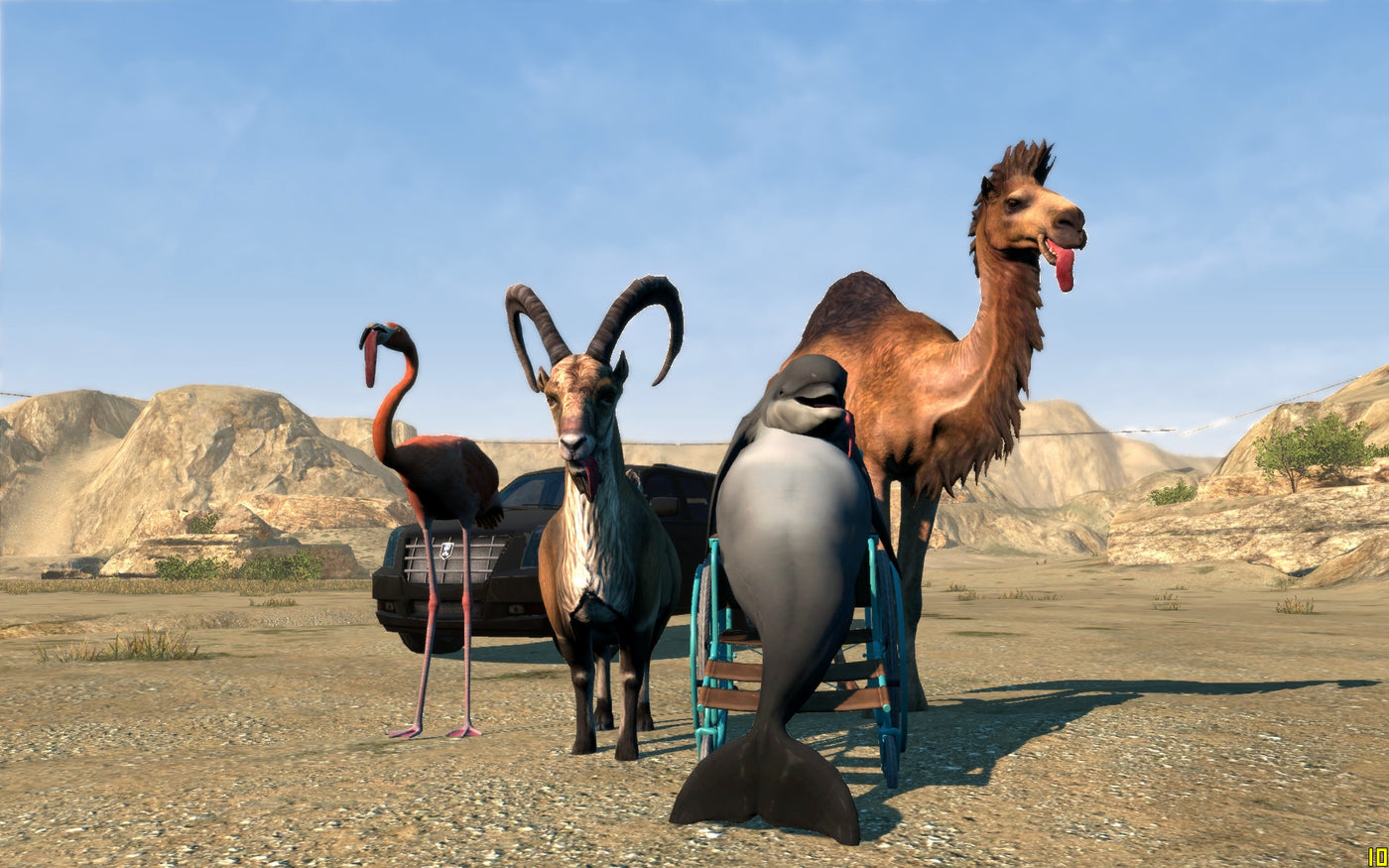 Goat Simulator - PAYDAY DLC - PC (Steam) — скриншот 1