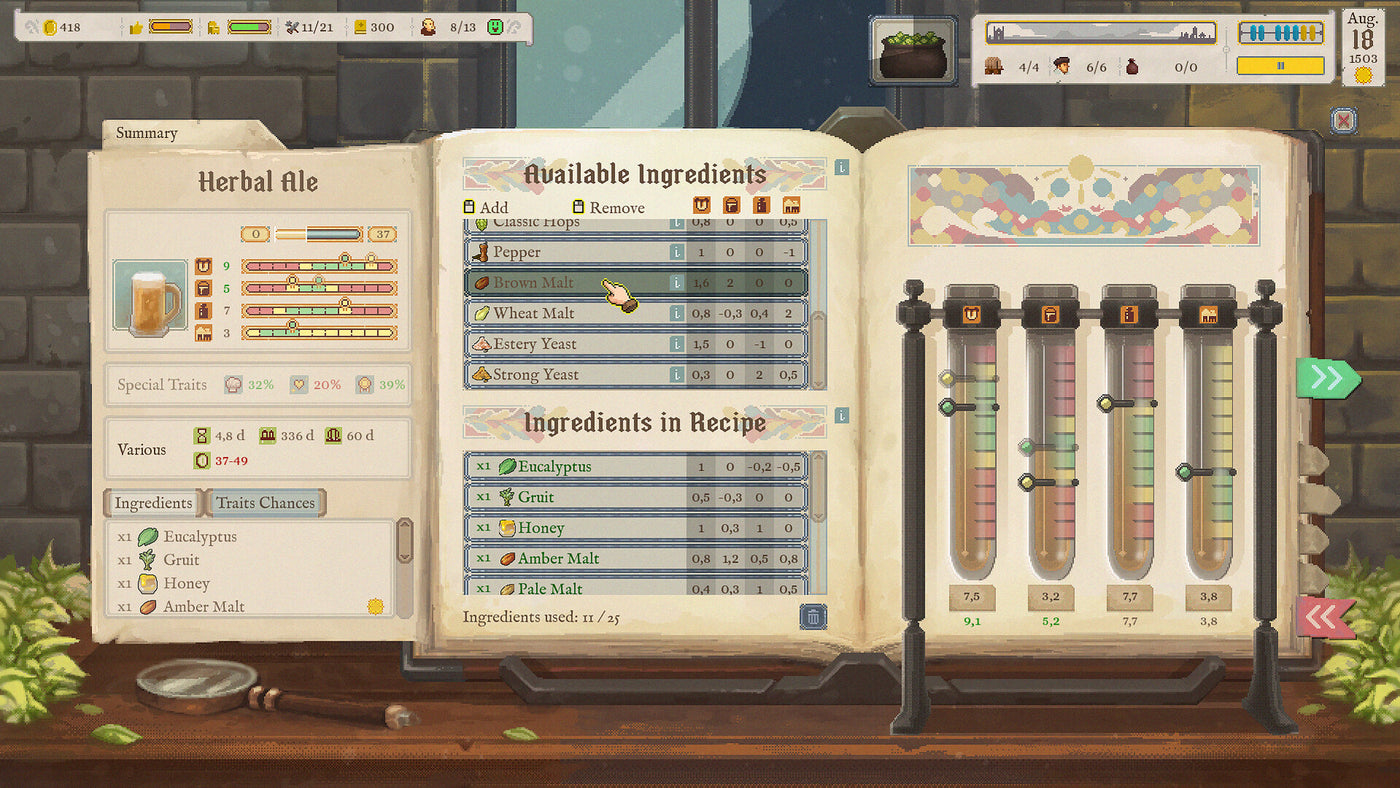 Ale Abbey - Monastery Brewery Tycoon - PC (Steam) — скриншот 3