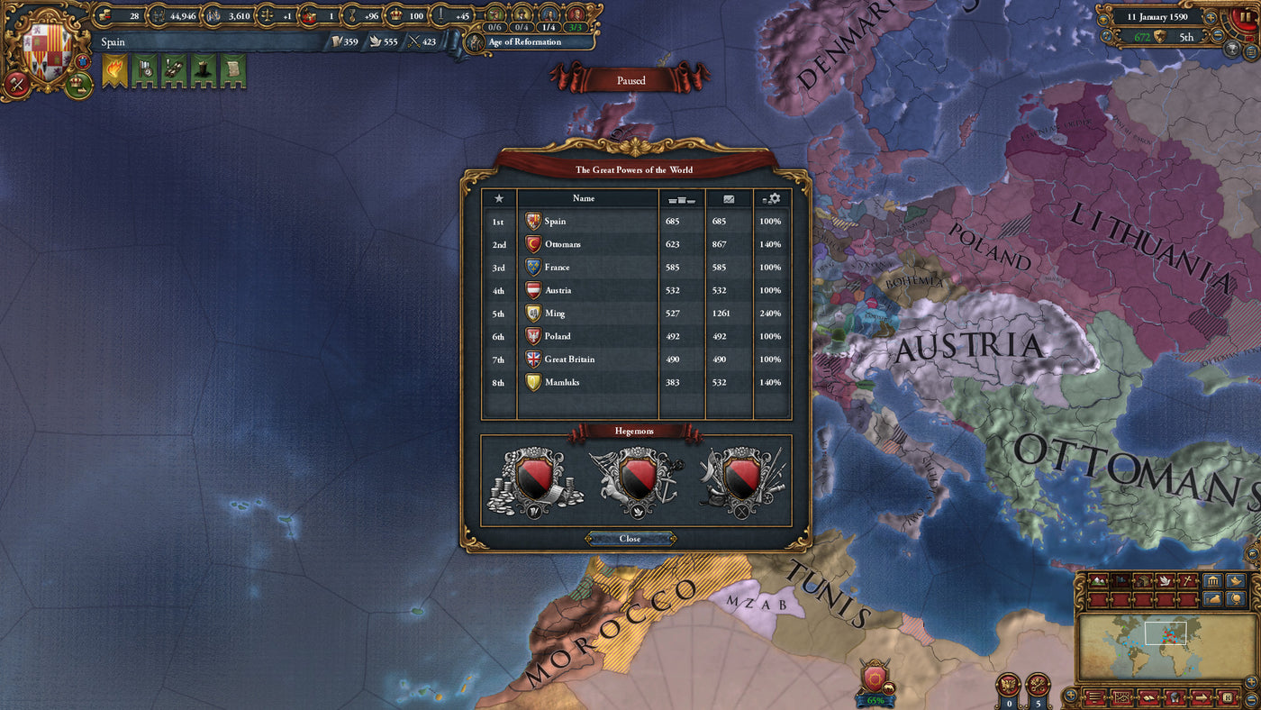 Europa Universalis IV - Emperor DLC - PC (Steam) — скриншот 1