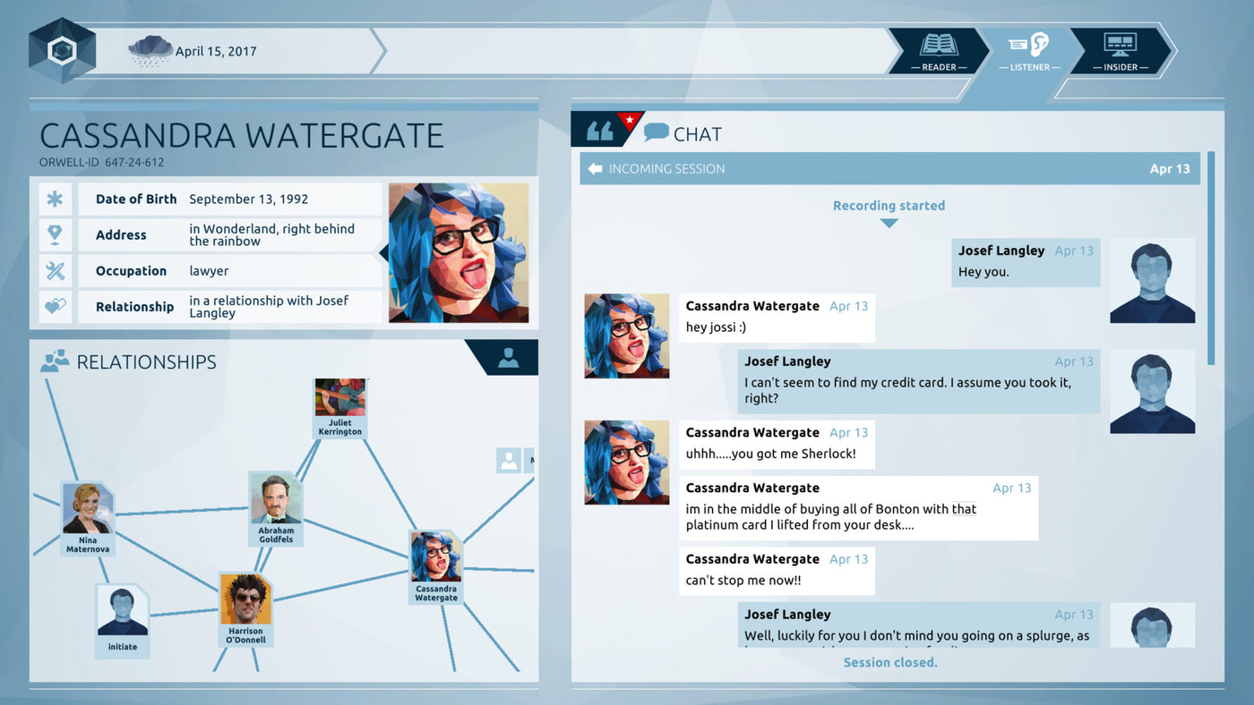 Orwell: Keeping an Eye On You - PC (Steam) — скриншот 2