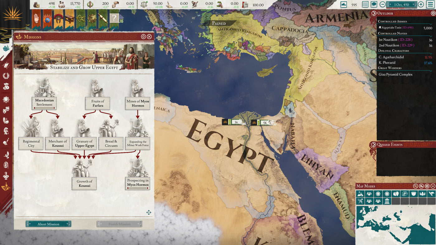 Imperator: Rome Heirs of Alexander Content Pack DLC - PC (Steam) — скриншот 1