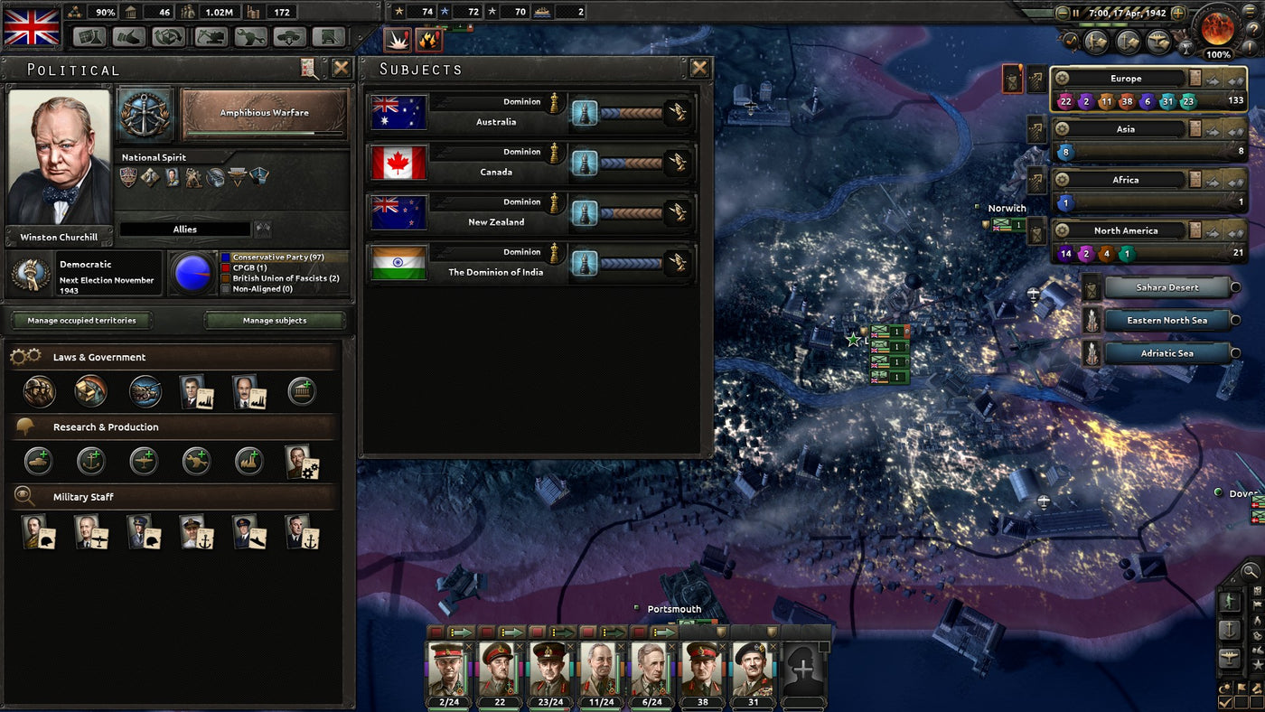 Hearts of Iron IV - Together for Victory DLC - PC (Steam) — скриншот 1