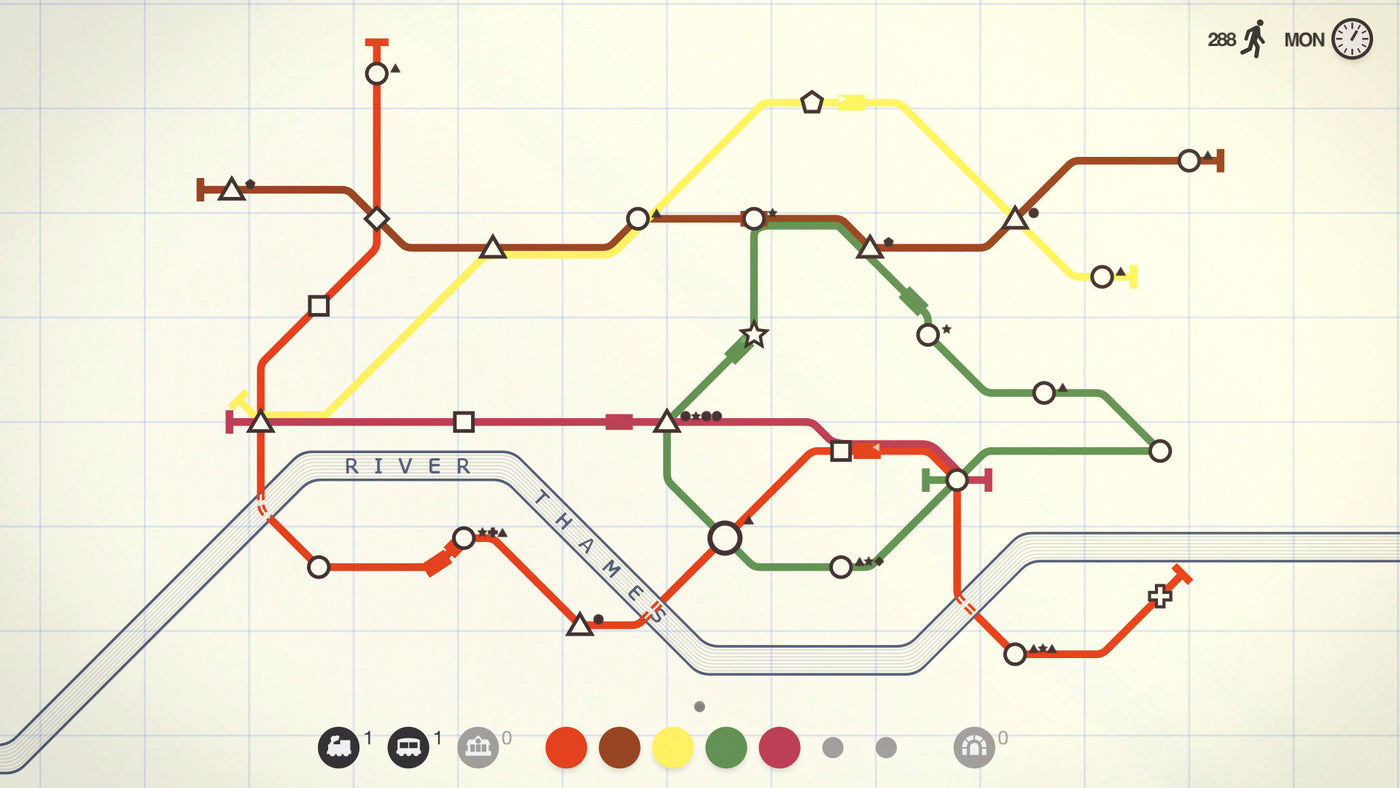 Mini Metro - PC (Steam) — скриншот 2