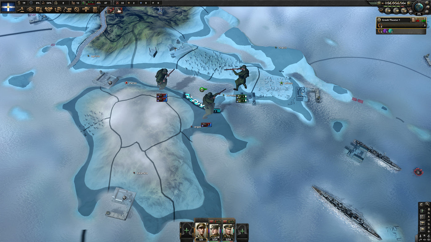 Hearts of Iron IV - Battle for the Bosporus DLC - PC (Steam) — скриншот 3