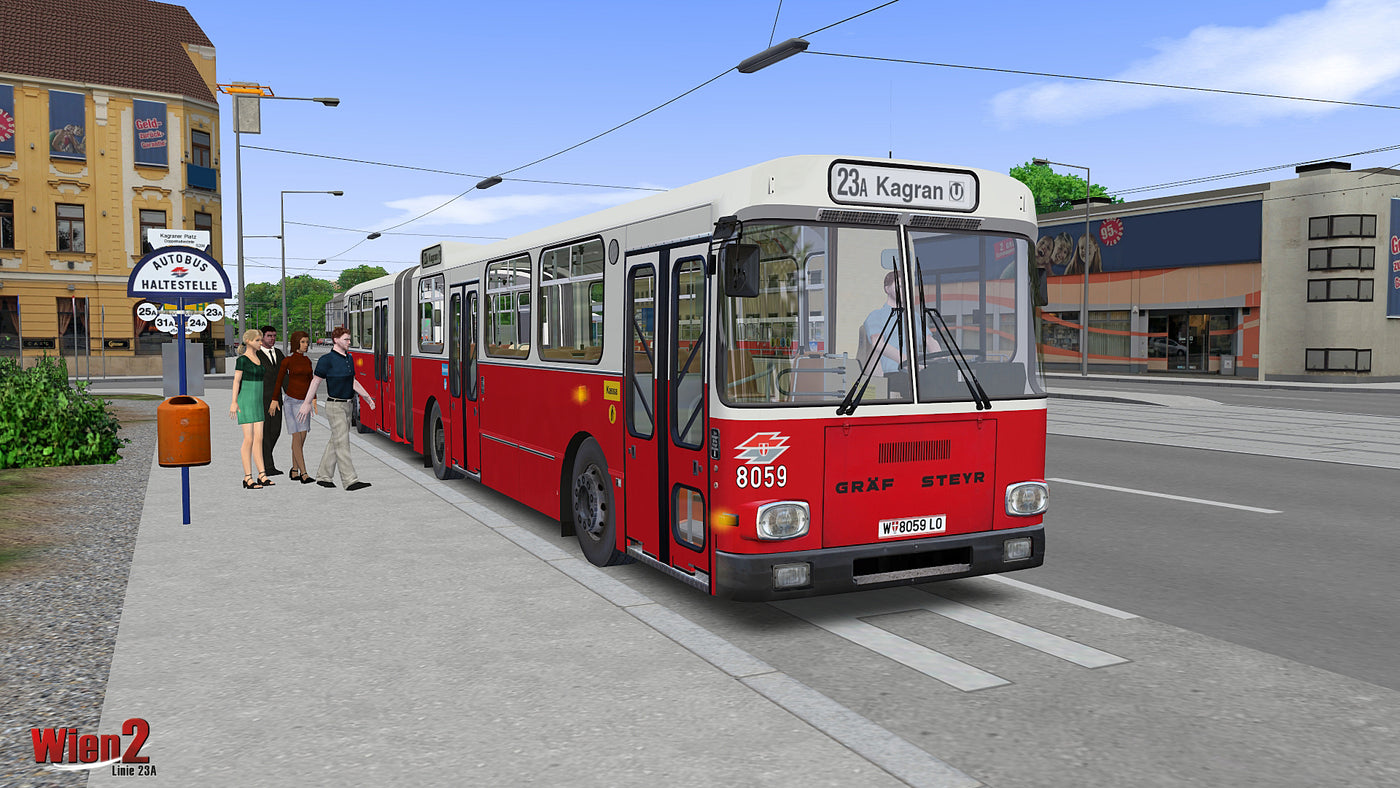OMSI 2 - Add-on Vienna 2 - Line 23A DLC - PC (Steam) — скриншот 2