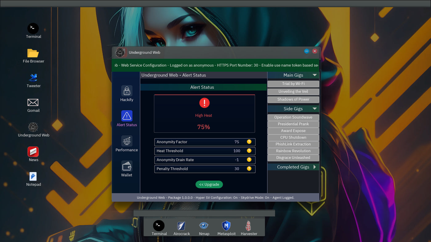 Anonymous Hacker Simulator - PC (Steam) — скриншот 2