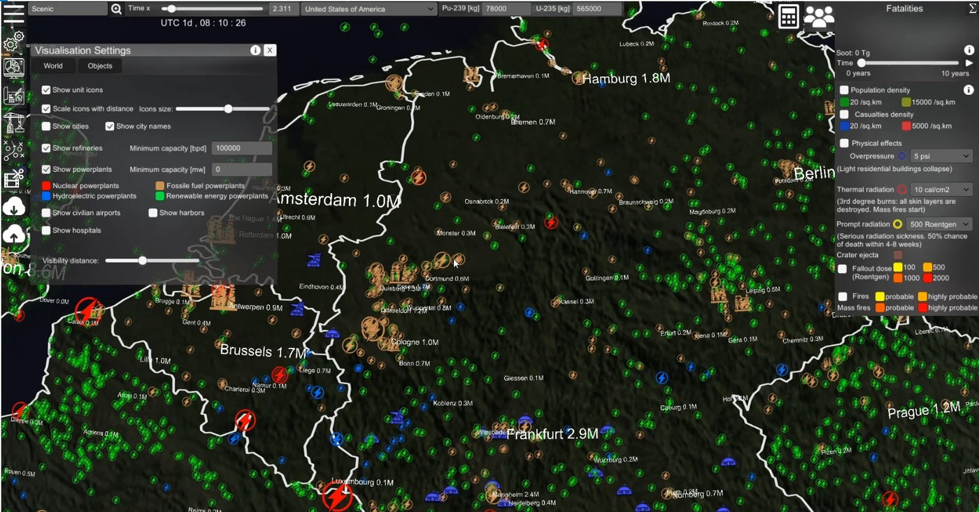 Nuclear War Simulator - PC (Steam) — скриншот 3