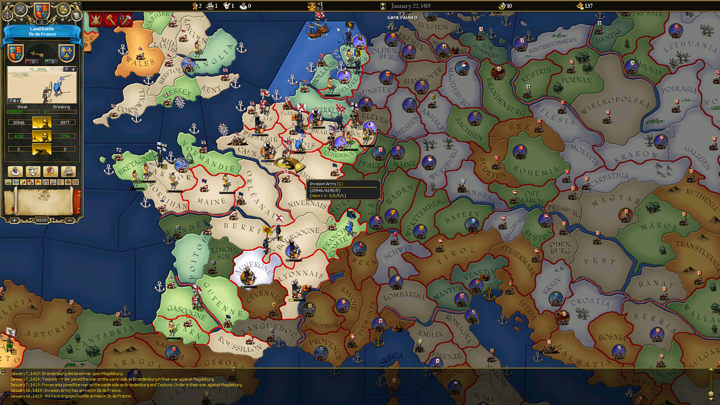 For The Glory: A Europa Universalis Game - PC (Steam) — скриншот 2