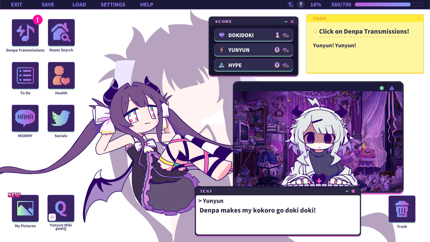 Yunyun Syndrome!? Rhythm Psychosis - PC (Steam) — скриншот 1