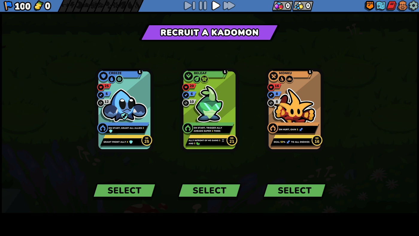 Kādomon: Hyper Auto Battlers - PC (Steam) — скриншот 1