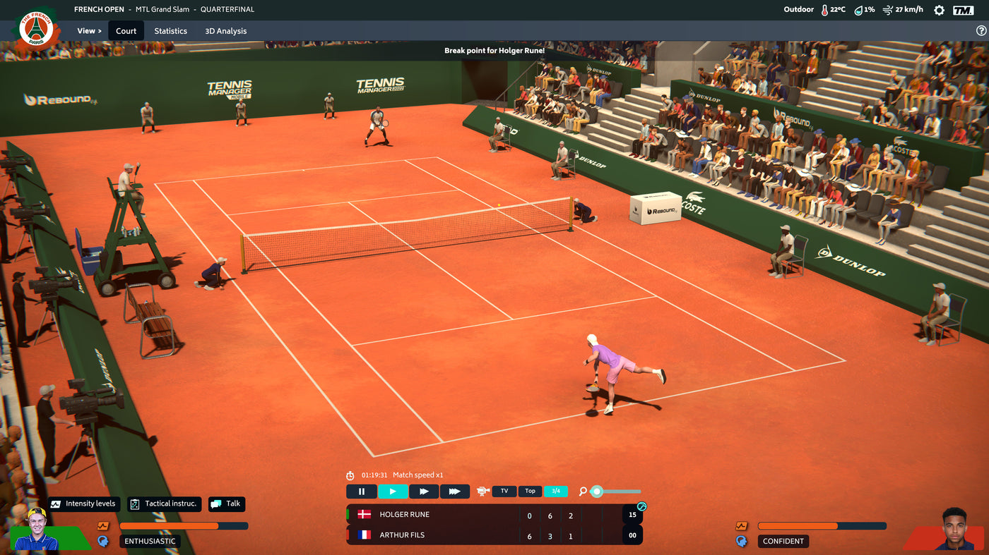 Tennis Manager 2022 - PC (Steam) — скриншот 2