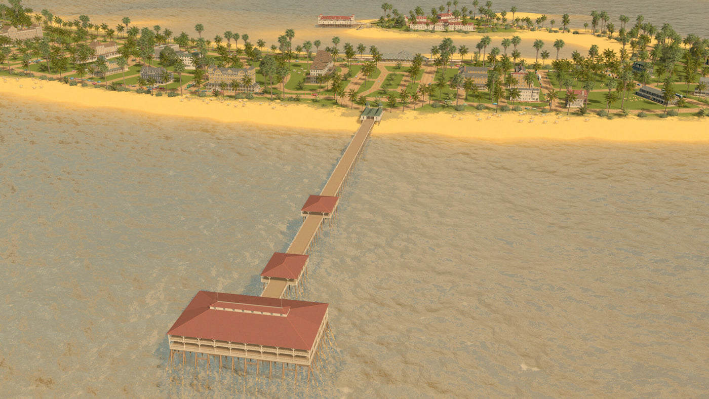 Cities Skylines - Content Creator Pack Seaside Resorts DLC - PC (Steam) — скриншот 2