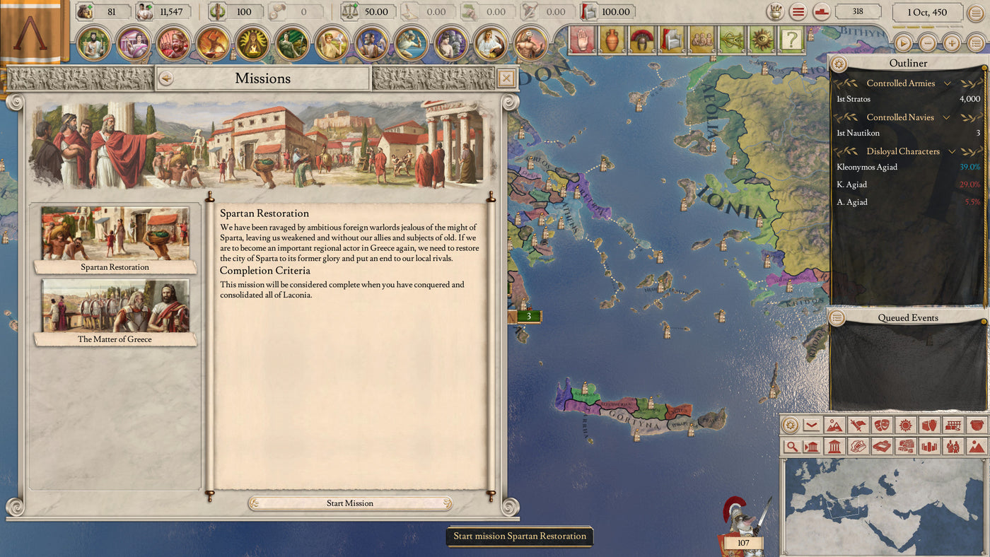 Imperator: Rome - Magna Graecia Content Pack DLC - PC (Steam) — скриншот 3