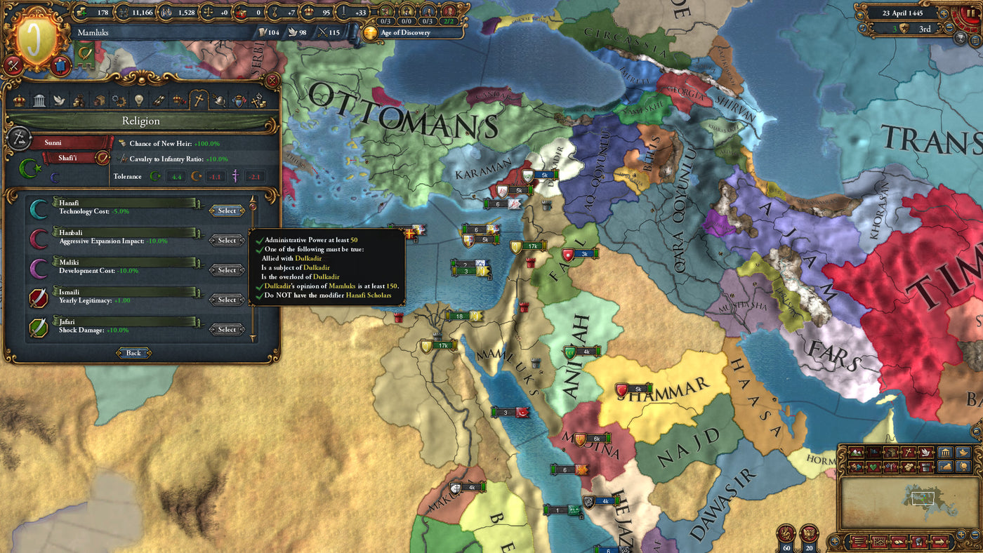 Europa Universalis IV - Cradle of Civilization DLC - PC (Steam) — скриншот 2