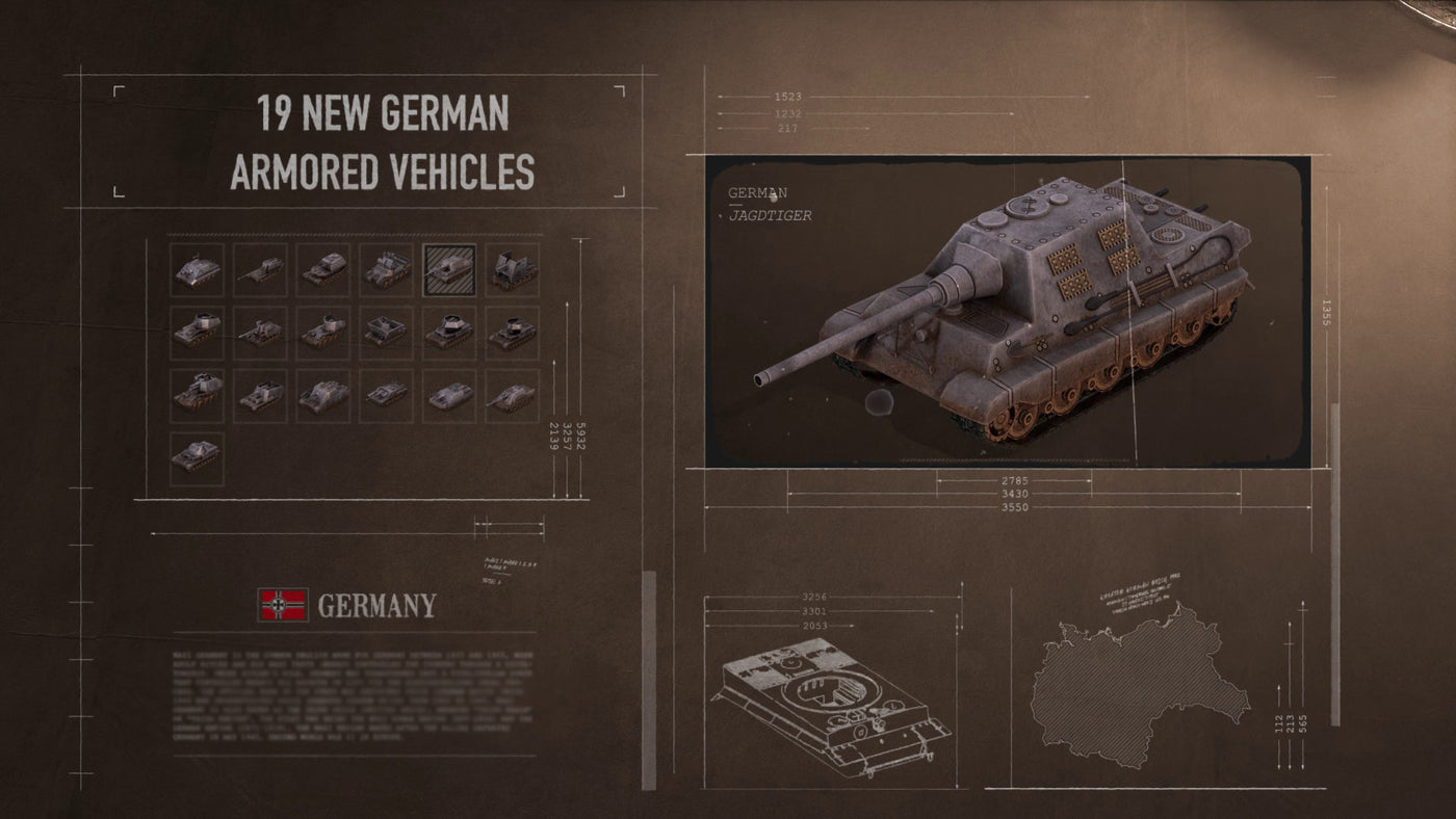Hearts of Iron IV - Axis Armor Pack DLC - PC (Steam) — скриншот 1