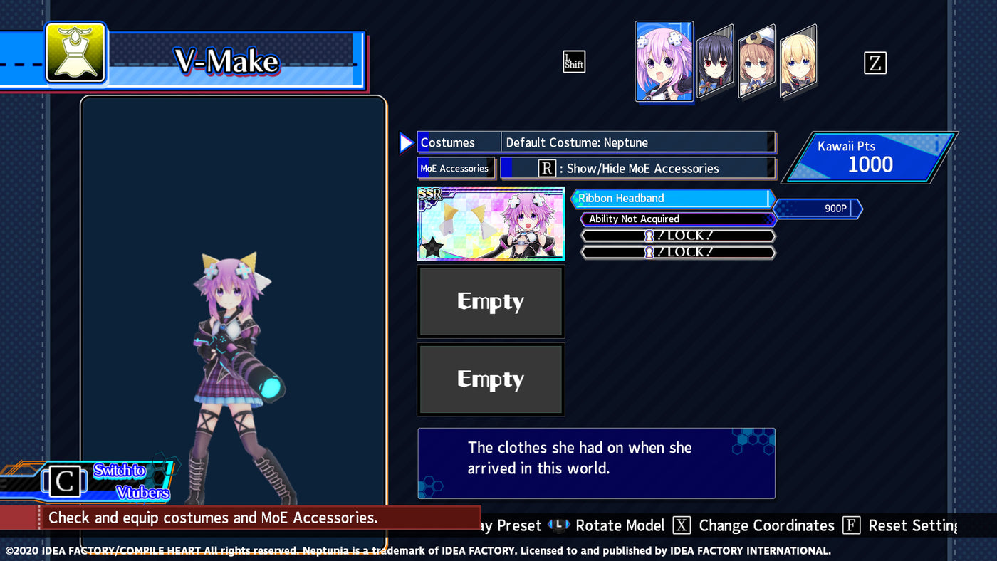 Neptunia Virtual Stars - Pinky Pop Hepburn Pack DLC - PC (Steam) — скриншот 3