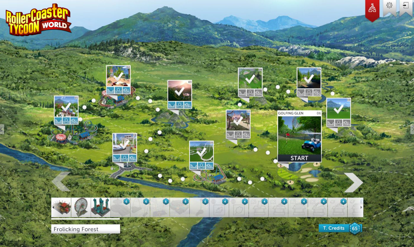 RollerCoaster Tycoon World - PC (Steam) — скриншот 3