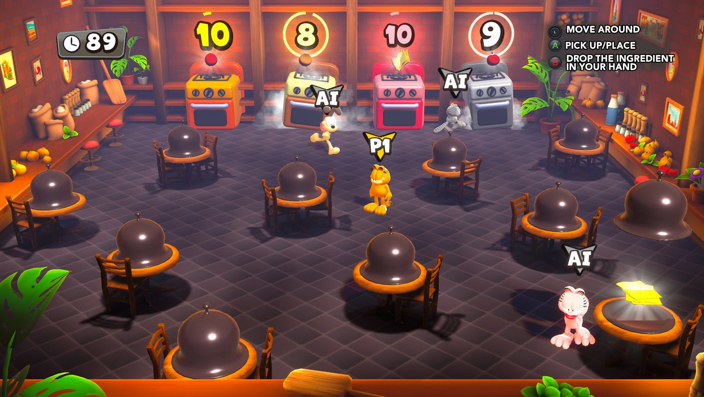 Garfield Lasagna Party - Nintendo Switch — скриншот 1