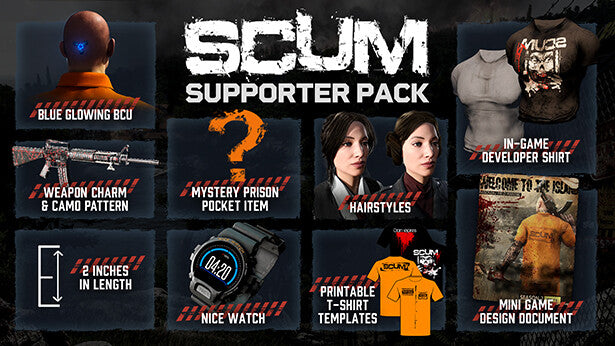SCUM Supporter Pack DLC - PC (Steam) — скриншот 1