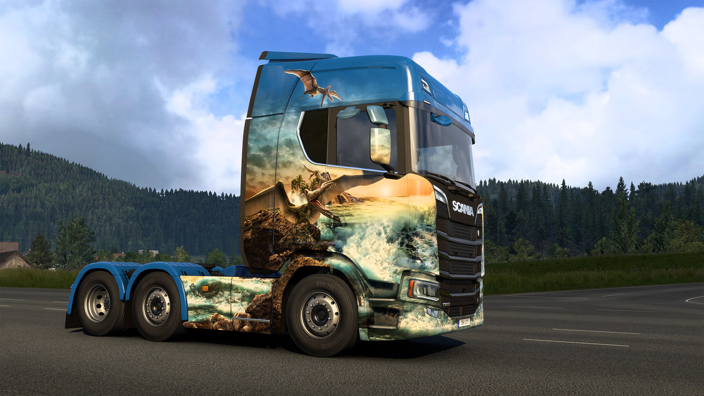 Euro Truck Simulator 2 - Prehistoric Paint Jobs Pack DLC - PC (Steam) — скриншот 2