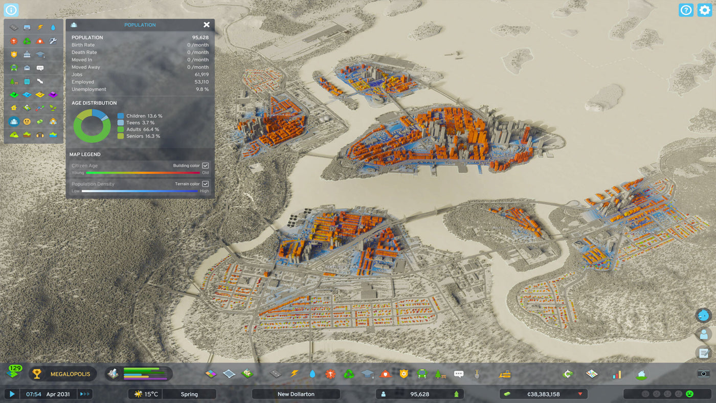 Cities Skylines II Day One Edition - PC (Steam) — скриншот 3