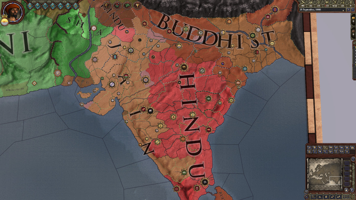 Crusader Kings II - Rajas of India DLC - PC (Steam) — скриншот 1