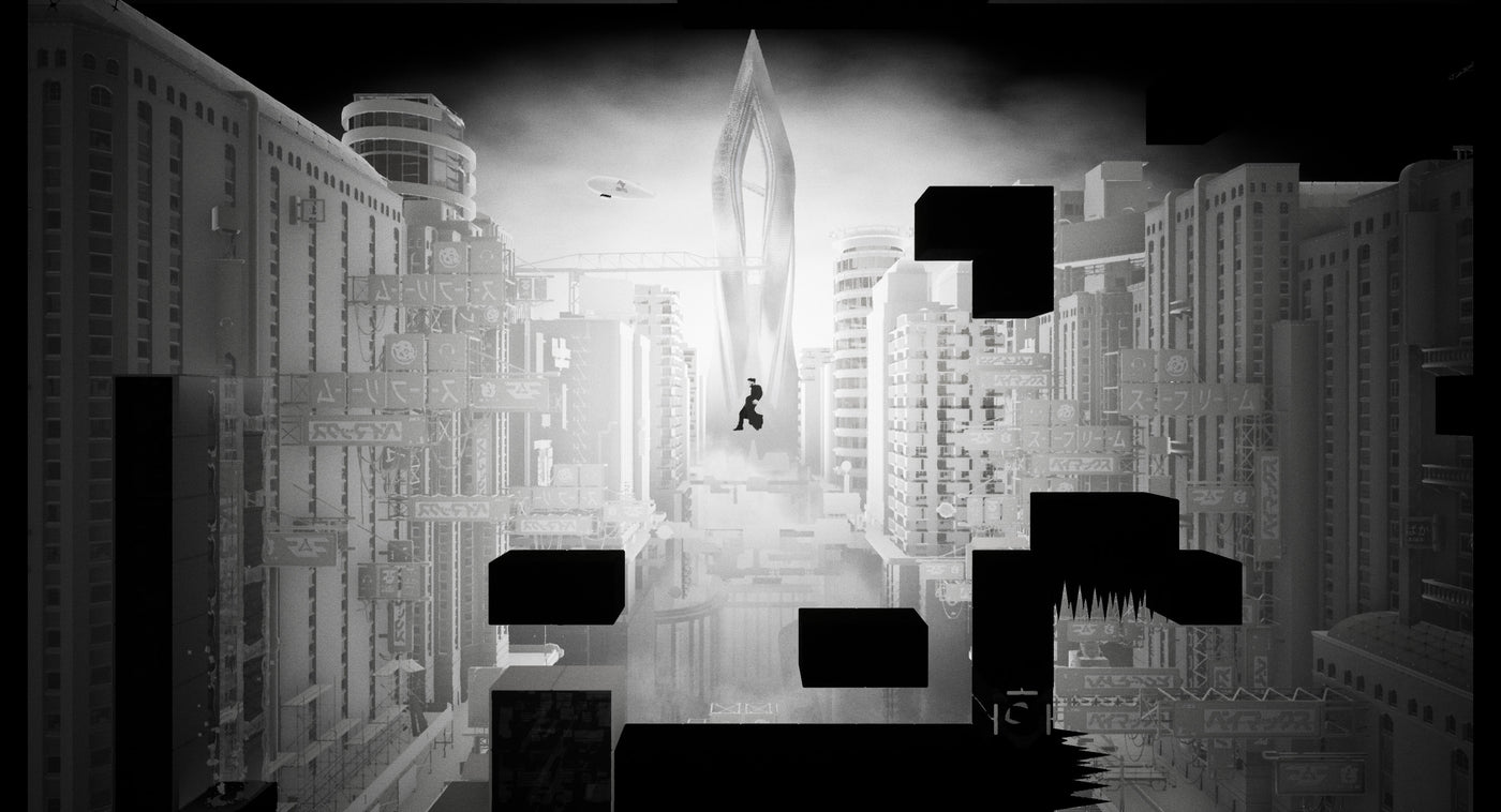 Shift Quantum - A Cyber Noir Puzzle Platformer - PC (Steam) — скриншот 1