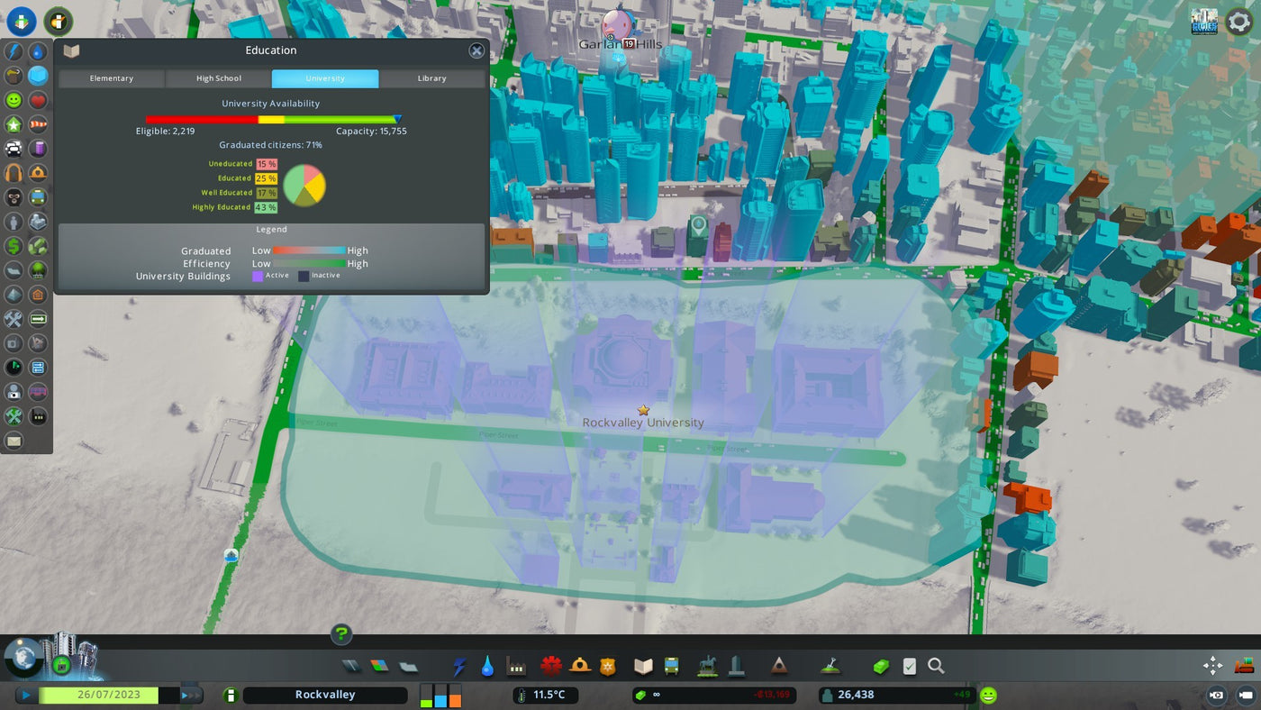 Cities Skylines - Campus DLC - PC (Steam) — скриншот 2