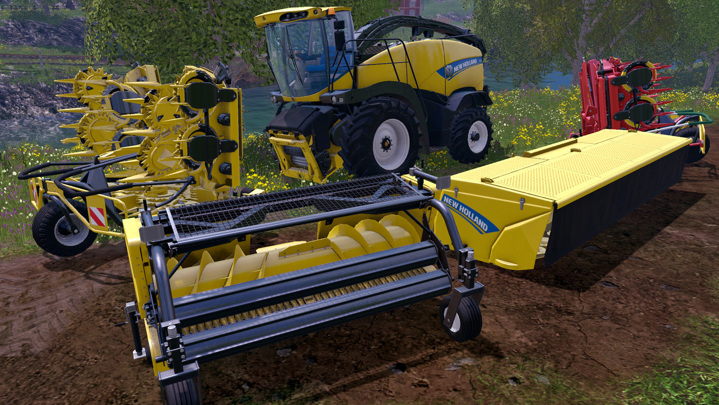Farming Simulator 15 - New Holland Pack DLC - PC (Steam) — скриншот 1