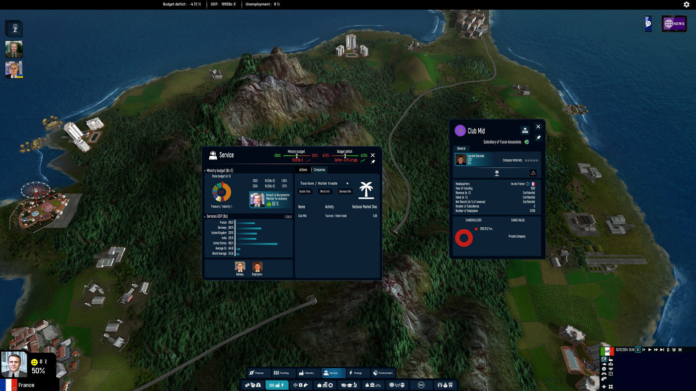Geo-Political Simulator 5 - PC (Steam) — скриншот 1