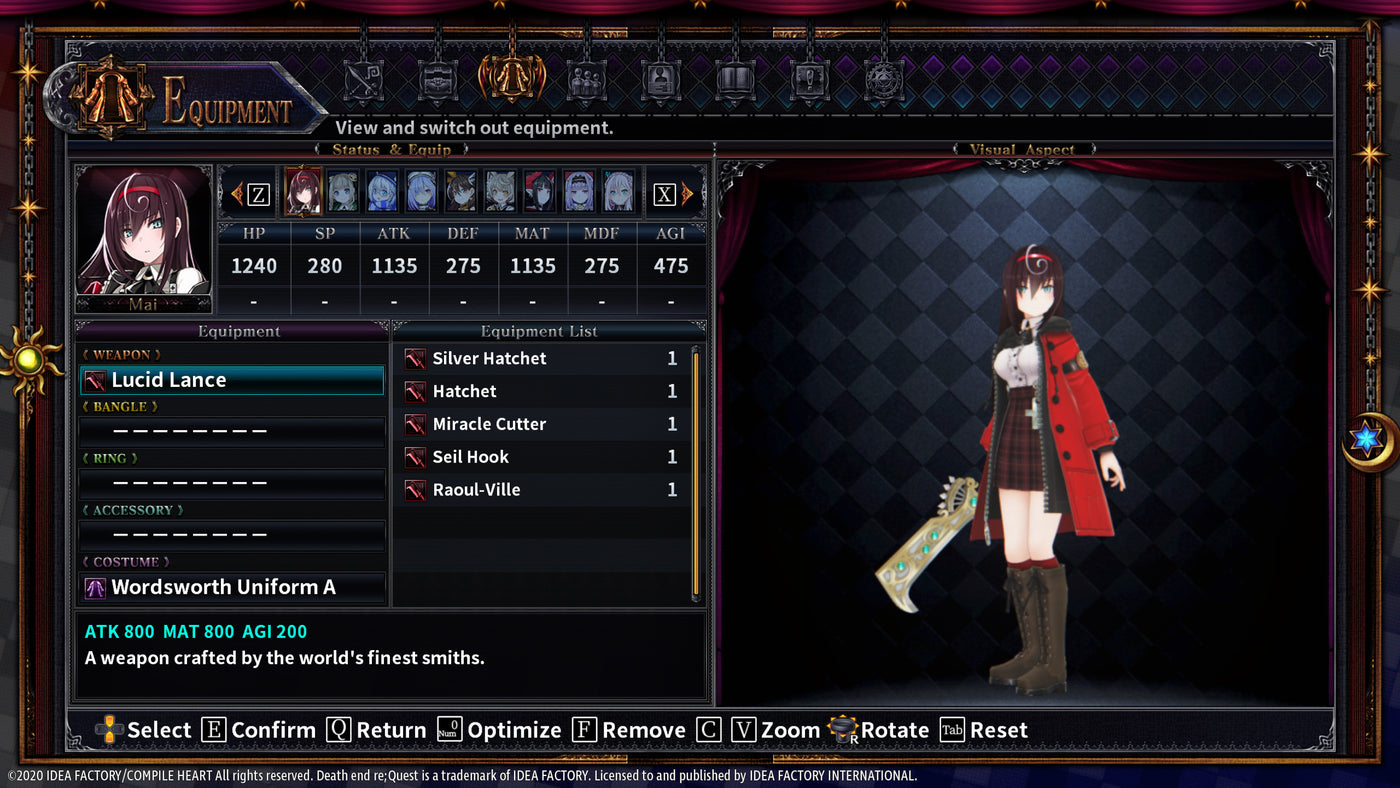 Death end re;Quest 2 - Ultimate Weapon Set DLC - PC (Steam) — скриншот 3