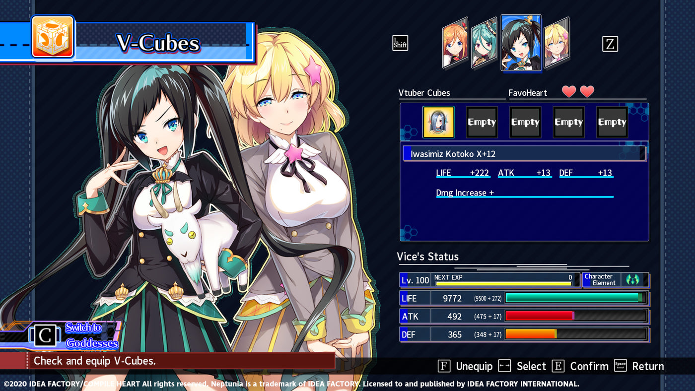 Neptunia Virtual Stars - Iwasimiz Kotoko Pack DLC - PC (Steam) — скриншот 3