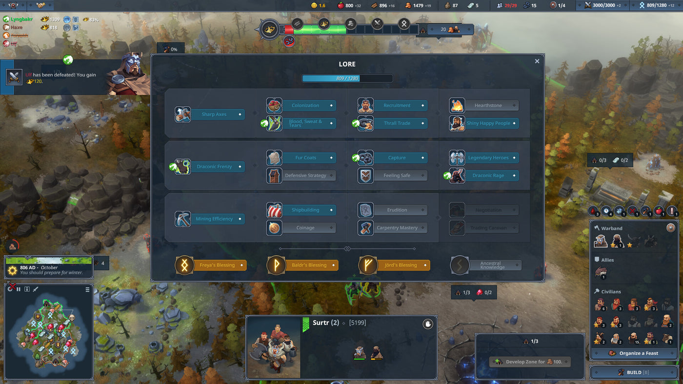 Northgard - Nidhogg Clan of the Dragon DLC - PC (Steam) — скриншот 2