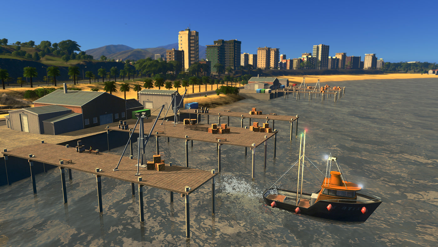 Cities Skylines - Sunset Harbor DLC - PC (Steam) — скриншот 3