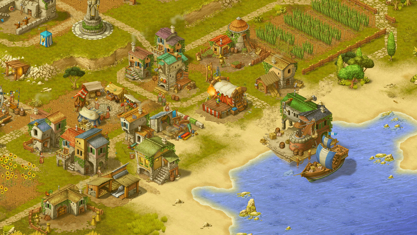 Townsmen - A Kingdom Rebuilt: The Seaside Empire DLC - PC (Steam) — скриншот 1