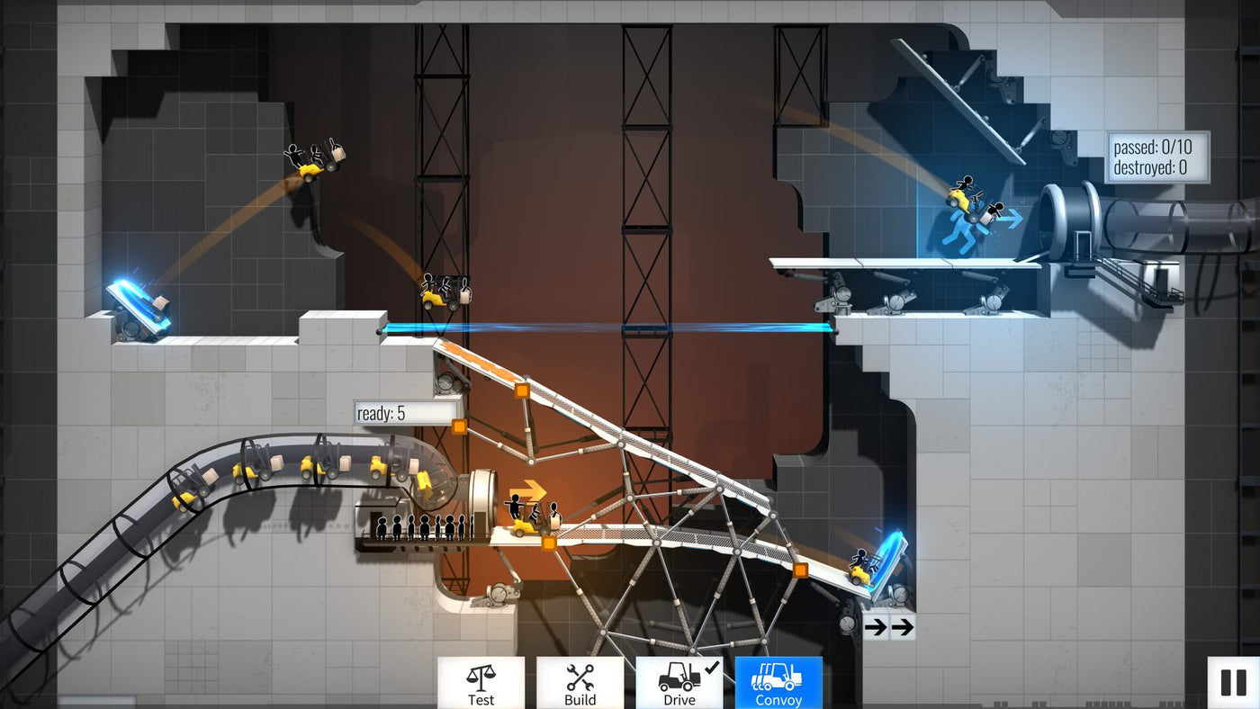 Bridge Constructor Portal - PC (Steam) — скриншот 1