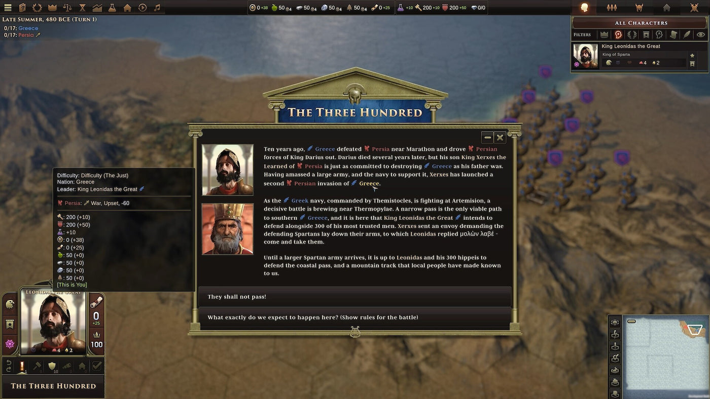 Old World - Heroes of the Aegean DLC - PC (Steam) — скриншот 1