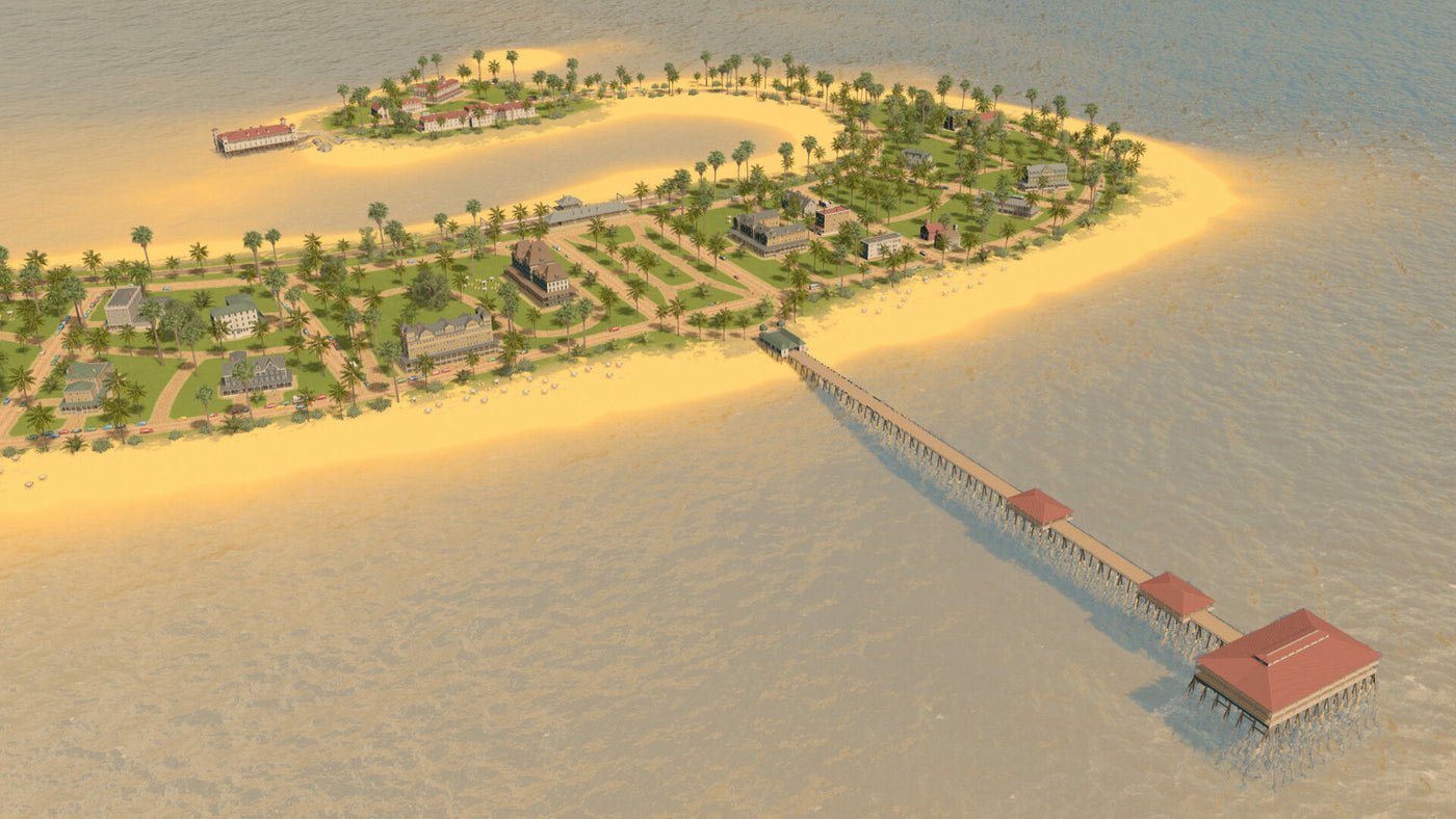 Cities Skylines - Content Creator Pack Seaside Resorts DLC - PC (Steam) — скриншот 1