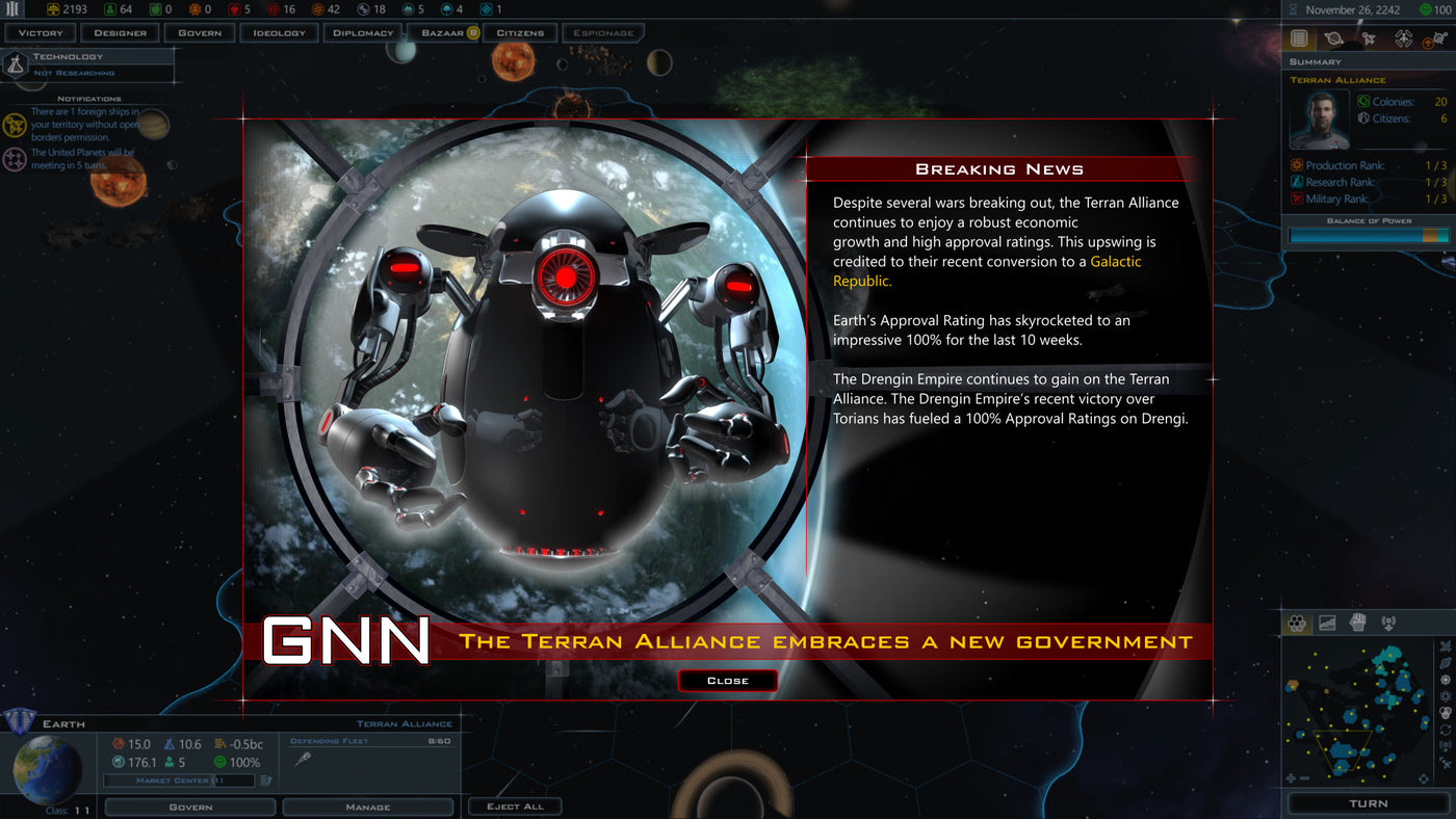 Galactic Civilizations III: Intrigue Expansion DLC - PC (Steam) — скриншот 2
